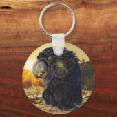 Vogelkopf Schlüsselanhänger (Rückseite)