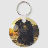 Vogelkopf Schlüsselanhänger (Rückseite)