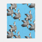 Vogelkopfgänger im Bar Fleecedecke (Vorderseite)