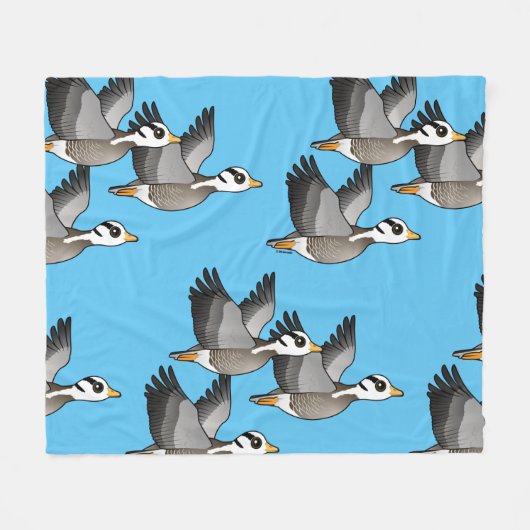 Vogelkopfgänger im Bar Fleecedecke (Vorderseite (Horizontal))