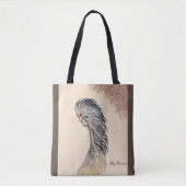 Vogelkopfkleid Tasche (Vorderseite)