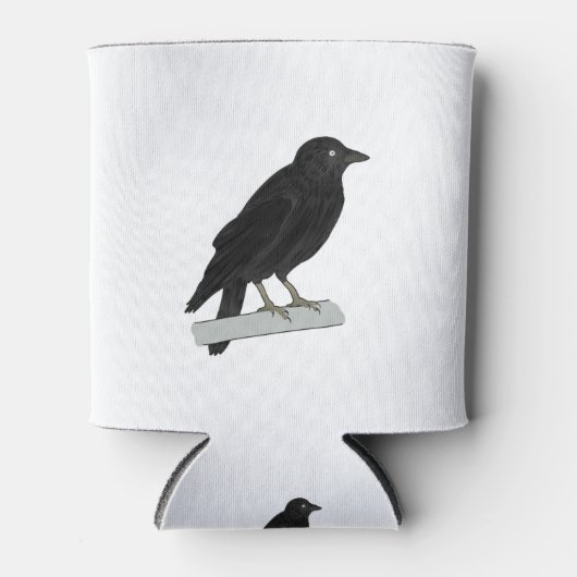 Vogelkräuterrabe Dosenkühler (Vorderseite)