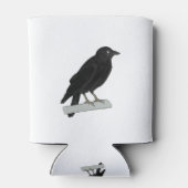 Vogelkräuterrabe Dosenkühler (Rückseite)