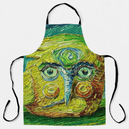 Vogelkreatur von Doodle bis Digital Schürze