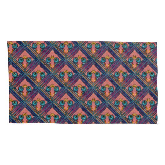 Vogelkrebse Kissenbezug (Rückseite-Rechts)