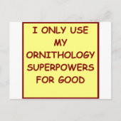 Vogelkunde Postkarte (Vorderseite)