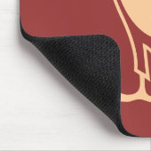 Vogelkunst (Falke) (Raubvogel) Mousepad (Ecke)