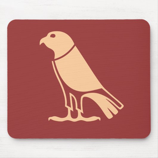 Vogelkunst (Falke) (Raubvogel) Mousepad (Vorne)