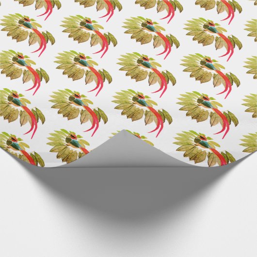 Vogelkunst Geschenkpapier (Ecke)