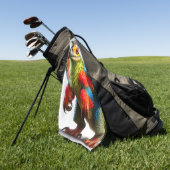 Vogelkunst Golfhandtuch (Gras)