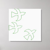 Vogelkunst Leinwanddruck (Vorderseite)