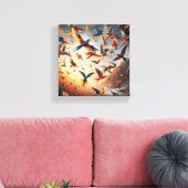 Vogelkunst Leinwanddruck (Insitu (Wohnzimmer))