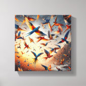 Vogelkunst Leinwanddruck (Vorderseite)