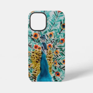 Vogelkunst Pfau Pfauenfedern iPhone 12 Mini Hülle