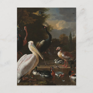 Vogelkunst Postkarte