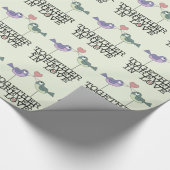 Vogelliebe für immer geschenkpapier (Ecke)
