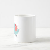 Vogelliebesbotschaften Tweets Kaffeetasse (Mittel)