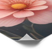 Vogelliebhaber auf einem Zweig Naturkunst Poster (Ecke)