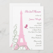 Vogelliebhaber-Brautparty Einladung (Vorne/Hinten)