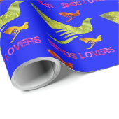 Vogelliebhaber Geschenkpapier (Rolleneckpunkt)