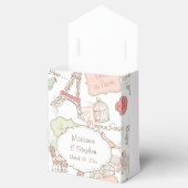 Vogelliebhaber im Pariser Eiffelturm Geschenkschachtel (Geöffnet)