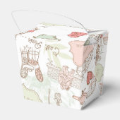 Vogelliebhaber im Pariser Eiffelturm Geschenkschachtel (Rückseite)