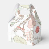 Vogelliebhaber im Pariser Eiffelturm Geschenkschachtel (Rückseite)