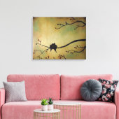 Vogelliebhaber Leinwanddruck (Insitu (Wohnzimmer))