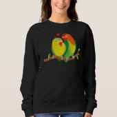 Vogelliebhaber Niedliche Vogelarten Sweatshirt (Vorderseite)