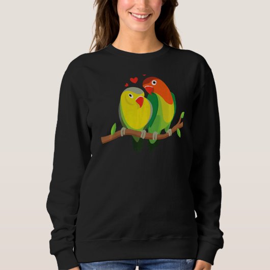 Vogelliebhaber Niedliche Vogelarten Sweatshirt (Vorderseite)