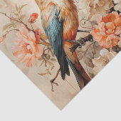 Vogelliebhaber niedlicher Blume Seidenpapier (Ausschnitt)