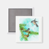 Vogelmagnet Magnet (Vorderseite/Rückseite)