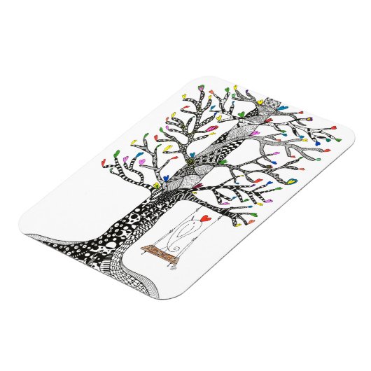 Vogelmagnete 3"x4" magnet (Linke Seite)