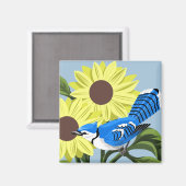 Vogelmagnete Magnet (Vorderseite/Rückseite)