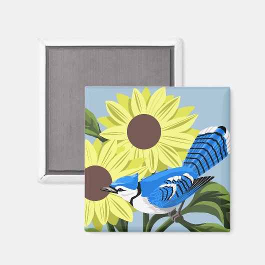 Vogelmagnete Magnet (Vorderseite/Rückseite)