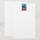 Vogelmalerei Briefpapier (Vorne/Hinten)
