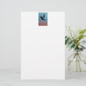 Vogelmalerei Briefpapier (Stehend Vorderseite)