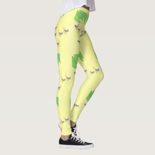 Vogelmalerei Leggings (Rechts)