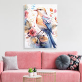 Vogelmalerei Leinwanddruck (Insitu (Wohnzimmer))