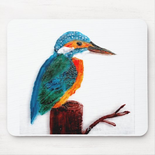 Vogelmalerei Mousepad (Vorne)