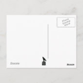 Vogelmaske Postkarte (Rückseite)