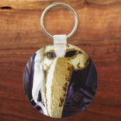 Vogelmaske Schlüsselanhänger (Vorderseite)