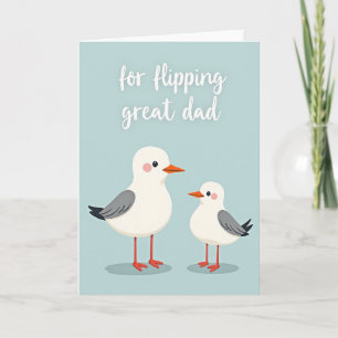 Vogelmäßiger Super-Papa-Moment-Karte Karte