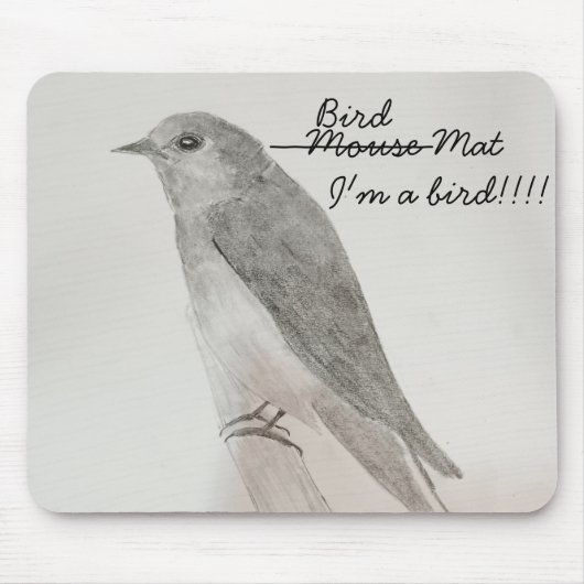 Vogelmaus Mousepad (Vorne)