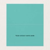 Vogelmeldung - Just Dance for Liebe 1 Visitenkarten (Innenseite Aufgefaltet)