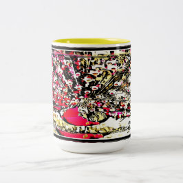 Vogelmodelle: Hübsche Friedenstruppen 01 Zweifarbige Tasse