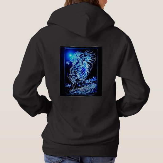 Vogelmodelle: Magnified Eagle 01-01 Hoodie (Rückseite)