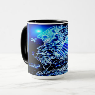 Vogelmodelle: Magnified Eagle 01-01 Tasse