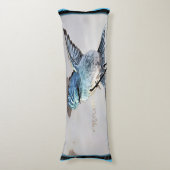 Vogelmodelle: Mountain Bluebird 01-02 Seitenschläferkissen (Vorderseite Vertikal)