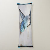 Vogelmodelle: Mountain Bluebird 01-02 Seitenschläferkissen (Rückseite (Vertikal))